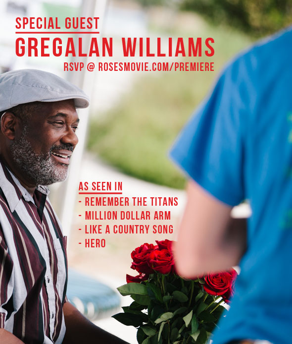 GregAlan Williams is attending the Roses premiere